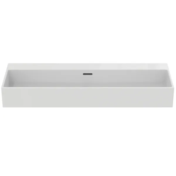 Waschbecken „Extra“ 101,5 × 45 × 15 cm in Weiß Waschbecken „Extra“ 101,5 × 45 × 15 cm in Weiß