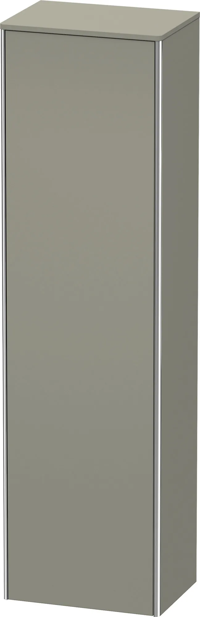 Duravit Hochschrank „XSquare“ 50 × 177,6 × 35,6 cm Steingrau Seidenmatt