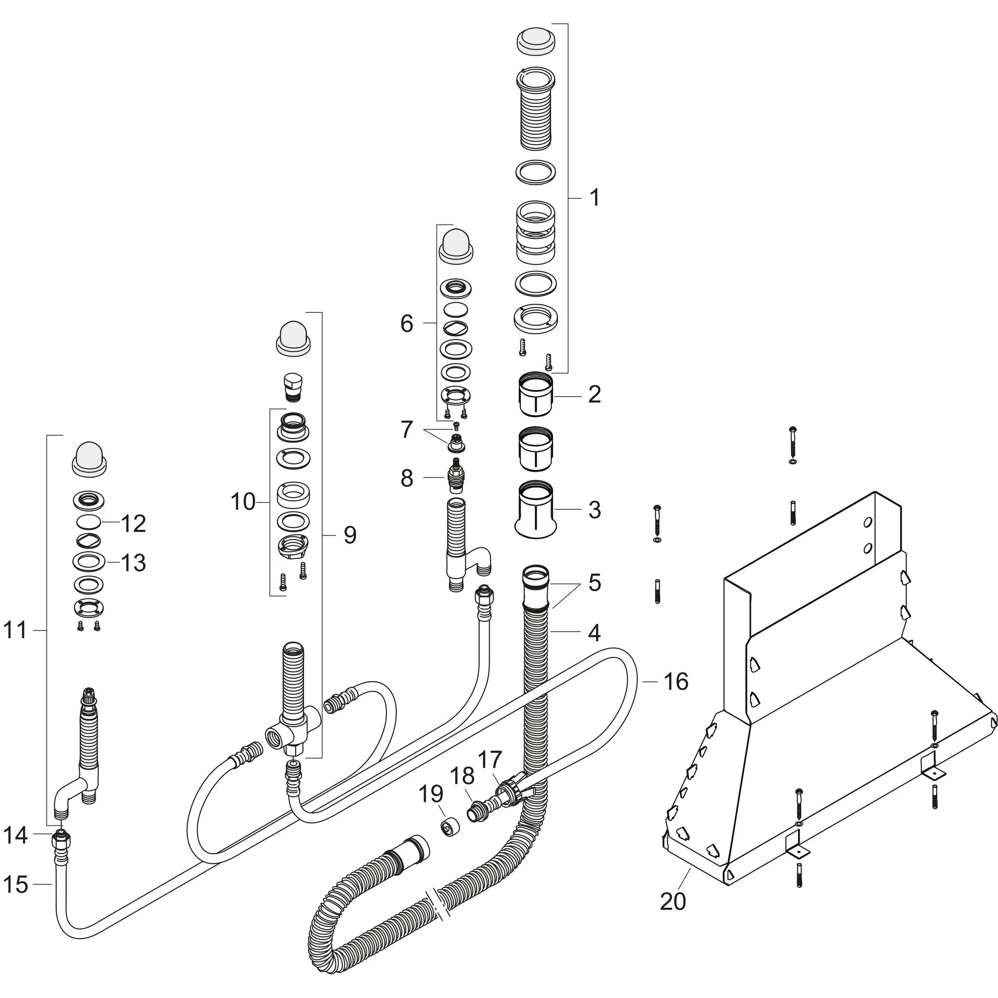 Hansgrohe AXOR Mischer ohne Grundkörper Bonusfähiger Umsatz für 4-Loch Wannenrandarmatur Hansgrohe AXOR Mischer ohne Grundkörper Bonusfähiger Umsatz für 4-Loch Wannenrandarmatur