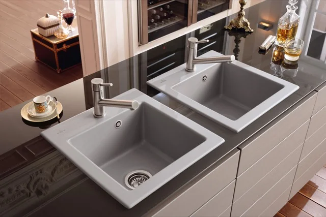 Villeroy & Boch Como Küchenarmatur 925100, 45x250mm, Edelstahl, Anthrazit Villeroy & Boch Como Küchenarmatur 925100, 45x250mm, Edelstahl, Anthrazit