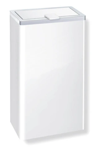 HEWI Hygieneabfallbehälter der Serie 805, Edelstahl, weiß beschichtet, 6 Liter HEWI Hygieneabfallbehälter der Serie 805, Edelstahl, weiß beschichtet, 6 Liter