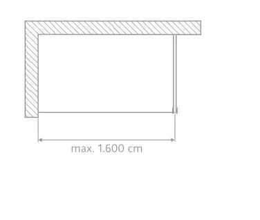 HSK Walk-In-Duschkabine Frontelement „Easy“ Glas Grau, Profile Pergamon, B: 1200 mm H: 2000 mm HSK Walk-In-Duschkabine Frontelement „Easy“ Glas Grau, Profile Pergamon, B: 1200 mm H: 2000 mm