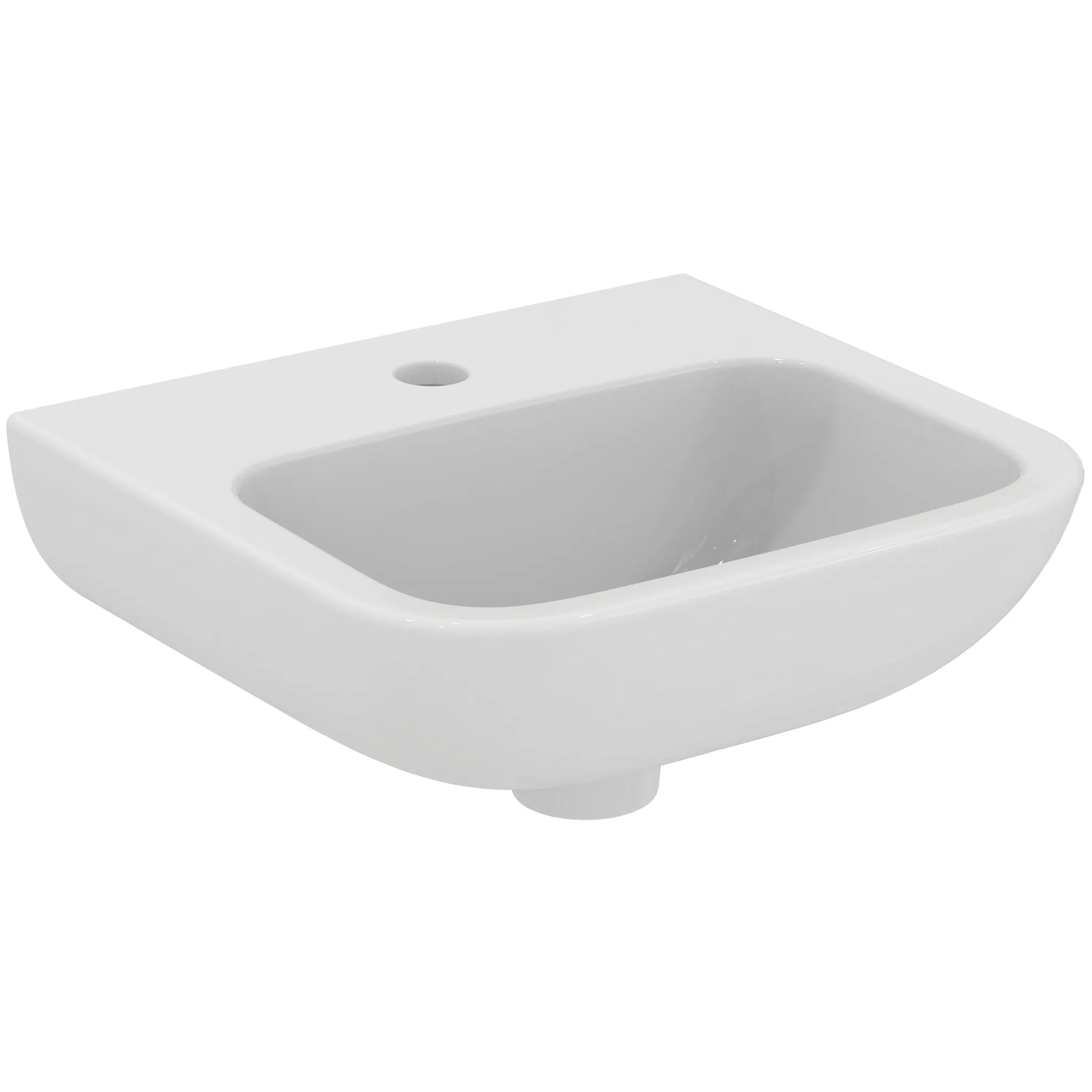 Waschbecken „Contour21“ 40 × 36,5 × 17,7 cm, Hahnlochposition mittig Waschbecken „Contour21“ 40 × 36,5 × 17,7 cm, Hahnlochposition mittig