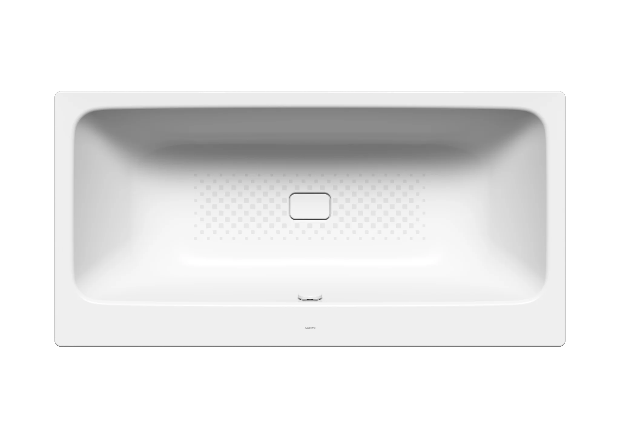 Kaldewei ASYMMETRIC DUO Badewanne, 1900x1000 mm, alpinweiß, Vollantislip