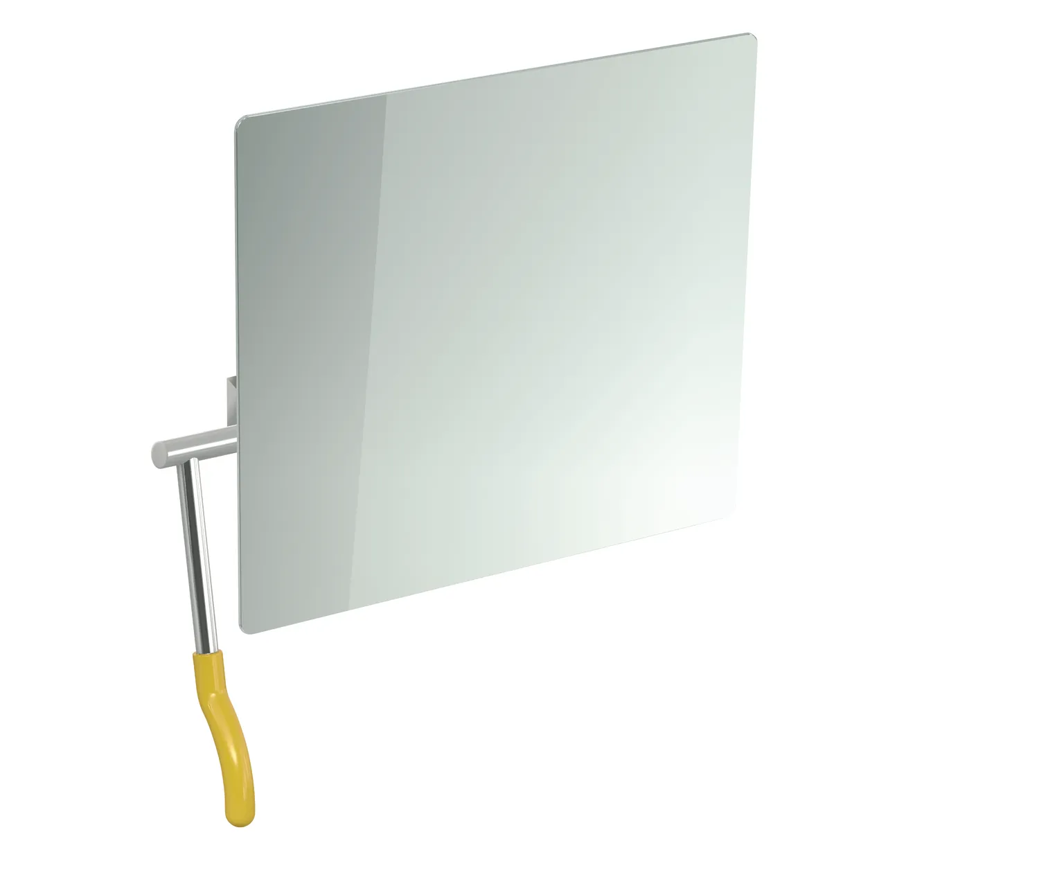 HEWI Kippspiegel „Serie 802 LifeSystem“ 72,5 × 74,1 cm in Senfgelb HEWI Kippspiegel „Serie 802 LifeSystem“ 72,5 × 74,1 cm in Senfgelb