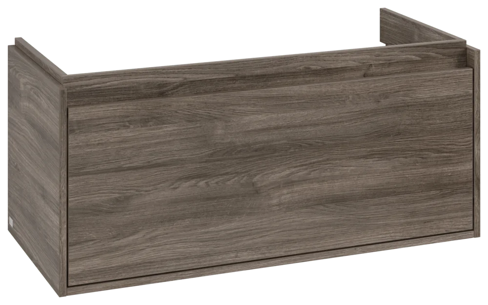 Villeroy & Boch Waschbeckenunterschrank Skyla C78900, eckig, Stone Oak, 972x436x439mm, mittige Wanneneinbauposition, SoftClosing, 1 Auszug mit Antirutsch-Boden