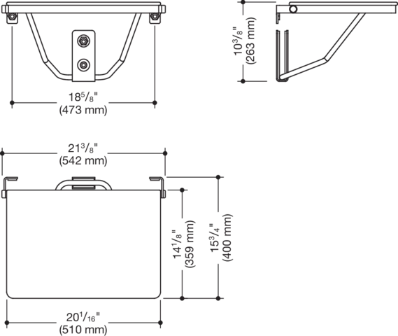 Duschklappsitz „System 900“