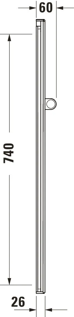 Brausestange Brausen und Zubehör Brausestange „ZubehörArmaturen“ in Weiß (hochglanz)