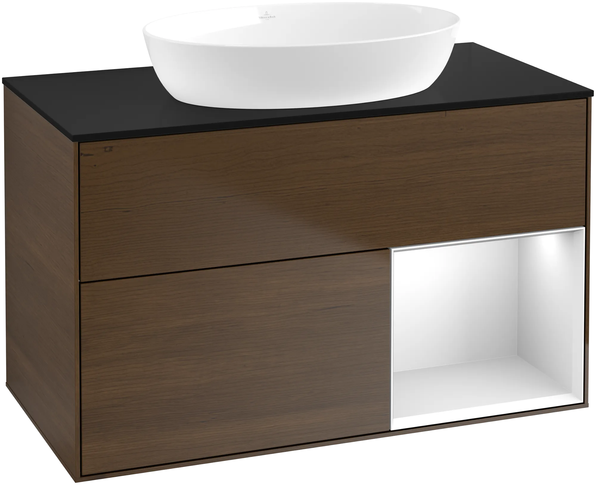 Villeroy & Boch Finion Waschbeckenunterschrank GA2 1000x603x501mm mit Beleuchtung