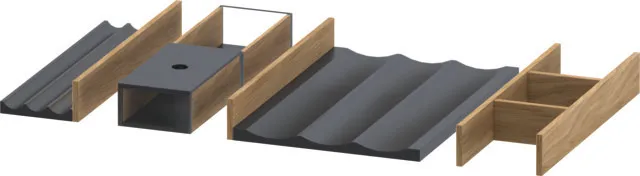 Duravit Einrichtungssystem Set 57,9 cm in / / Farbe: Eiche Natur Duravit Einrichtungssystem Set 57,9 cm in / / Farbe: Eiche Natur