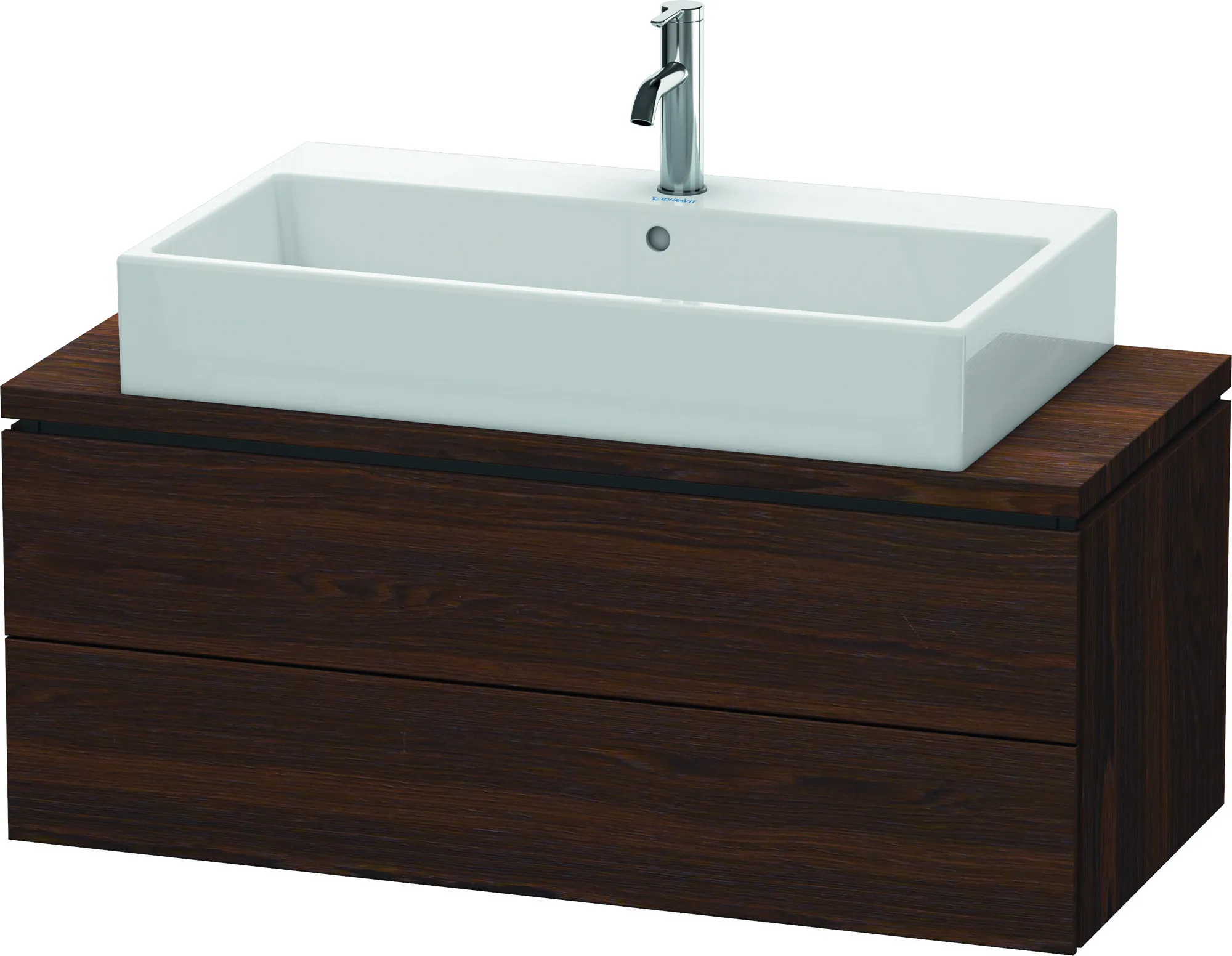 Duravit Waschtischunterschrank wandhängend „L-Cube“ 102 × 40 × 47,7 cm Nussbaum gebürstet Duravit Waschtischunterschrank wandhängend „L-Cube“ 102 × 40 × 47,7 cm Nussbaum gebürstet