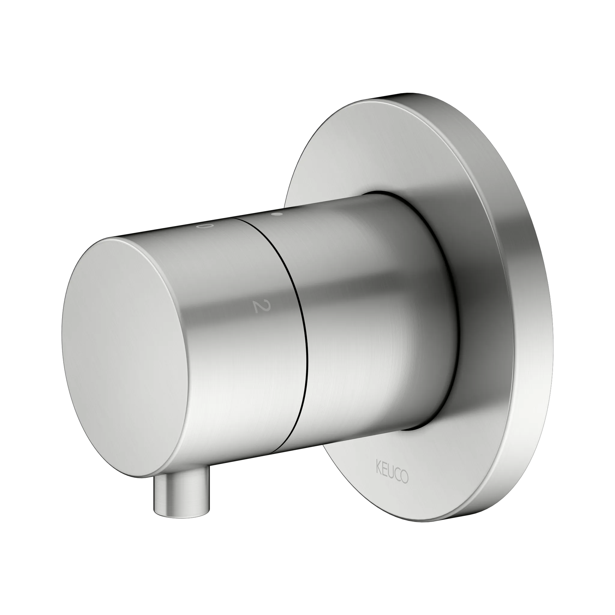 KEUCO IXMO Ab- und Umstellventil Unterputz für 3 Verbraucher IXMO Comfort, rund Edelstahl-finish KEUCO IXMO Ab- und Umstellventil Unterputz für 3 Verbraucher IXMO Comfort, rund Edelstahl-finish