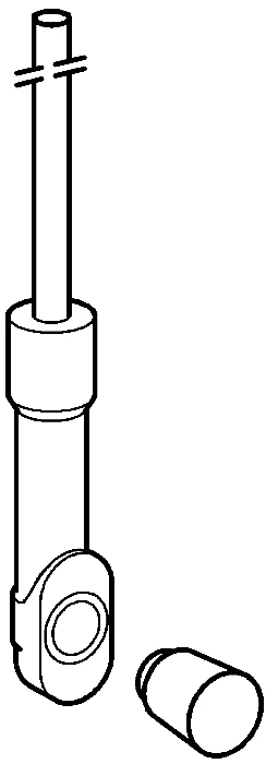 Spülrohr 43905, chrom