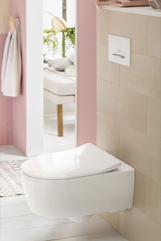 WC-Betätigungsplatte ViConnect Installationssysteme 922161, 260 x 66 x 150 mm, 2-Mengen-Spülung, Weiß