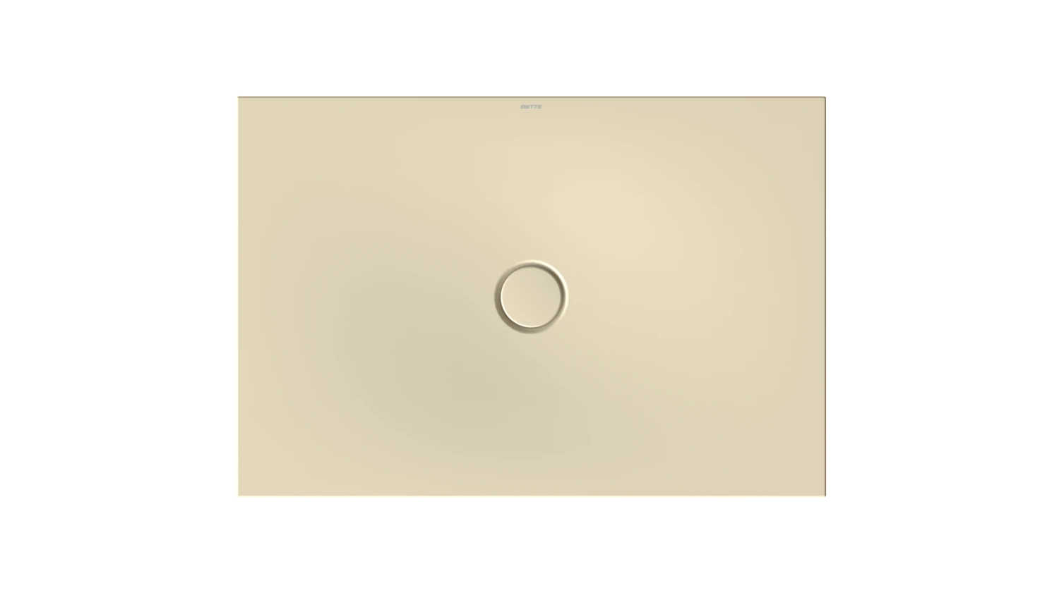 Bette rechteck Duschwanne „BetteFloor“ 1100 × 750 mm ohne Oberflächenbeschichtung, mit BetteGlasur Plus, ohne Wannenträger, in Cream