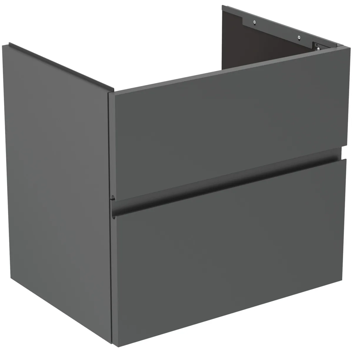 Ideal Standard Waschtischunterschrank „Finesse“ 60 × 54,5 × 44 cm Anthrazit matt lackiert