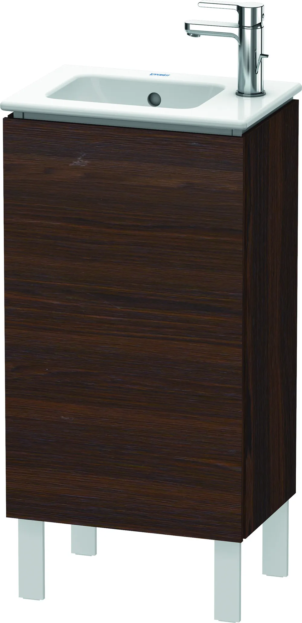 Duravit Waschtischunterschrank bodenstehend „L-Cube“ 42 × 70,4 × 29,4 cm Nussbaum gebürstet Duravit Waschtischunterschrank bodenstehend „L-Cube“ 42 × 70,4 × 29,4 cm Nussbaum gebürstet