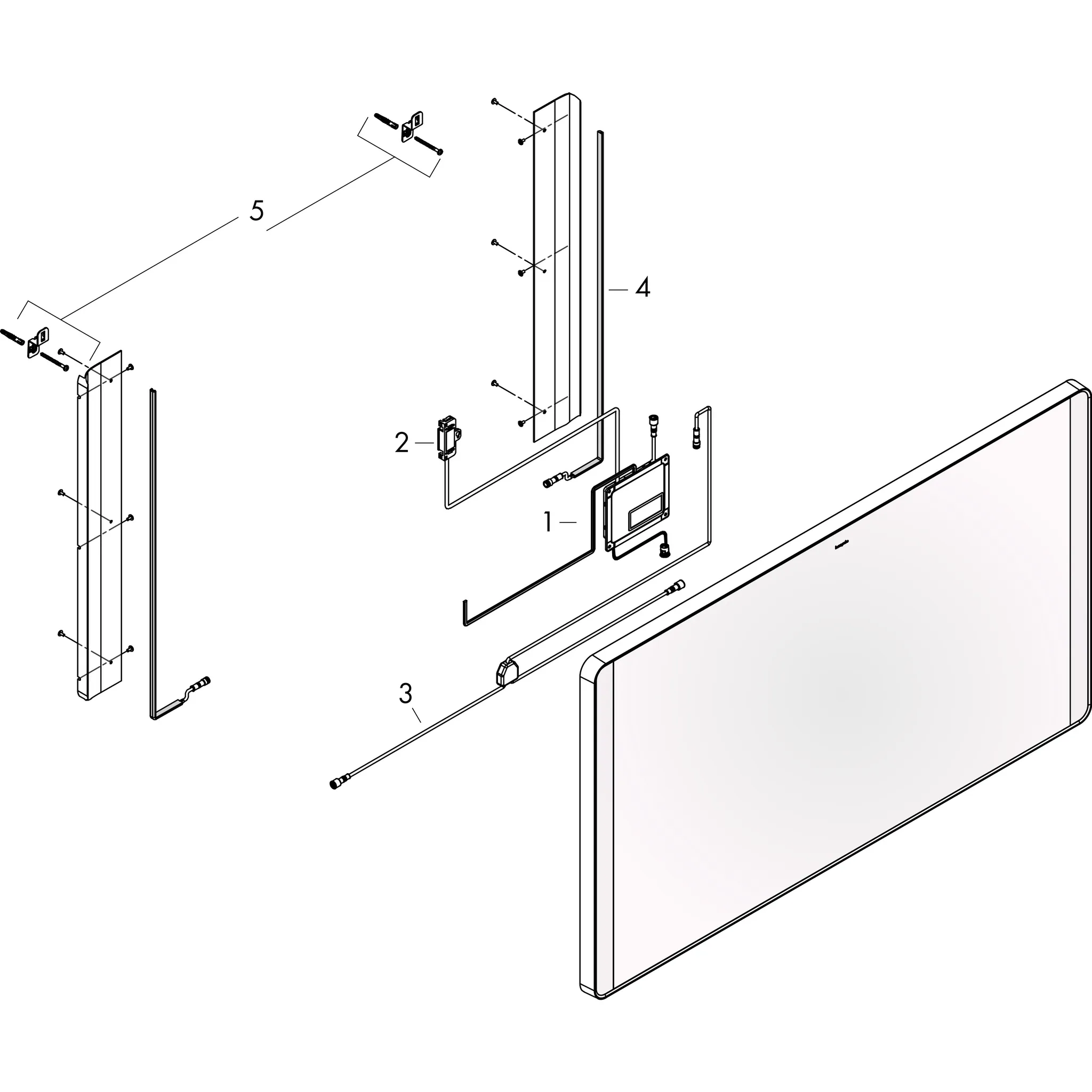 Hansgrohe Xarita Lite Q Spiegel mit seitlicher LED-Beleuchtung, 800x700x30 mm, Mattschwarz Hansgrohe Xarita Lite Q Spiegel mit seitlicher LED-Beleuchtung, 800x700x30 mm, Mattschwarz
