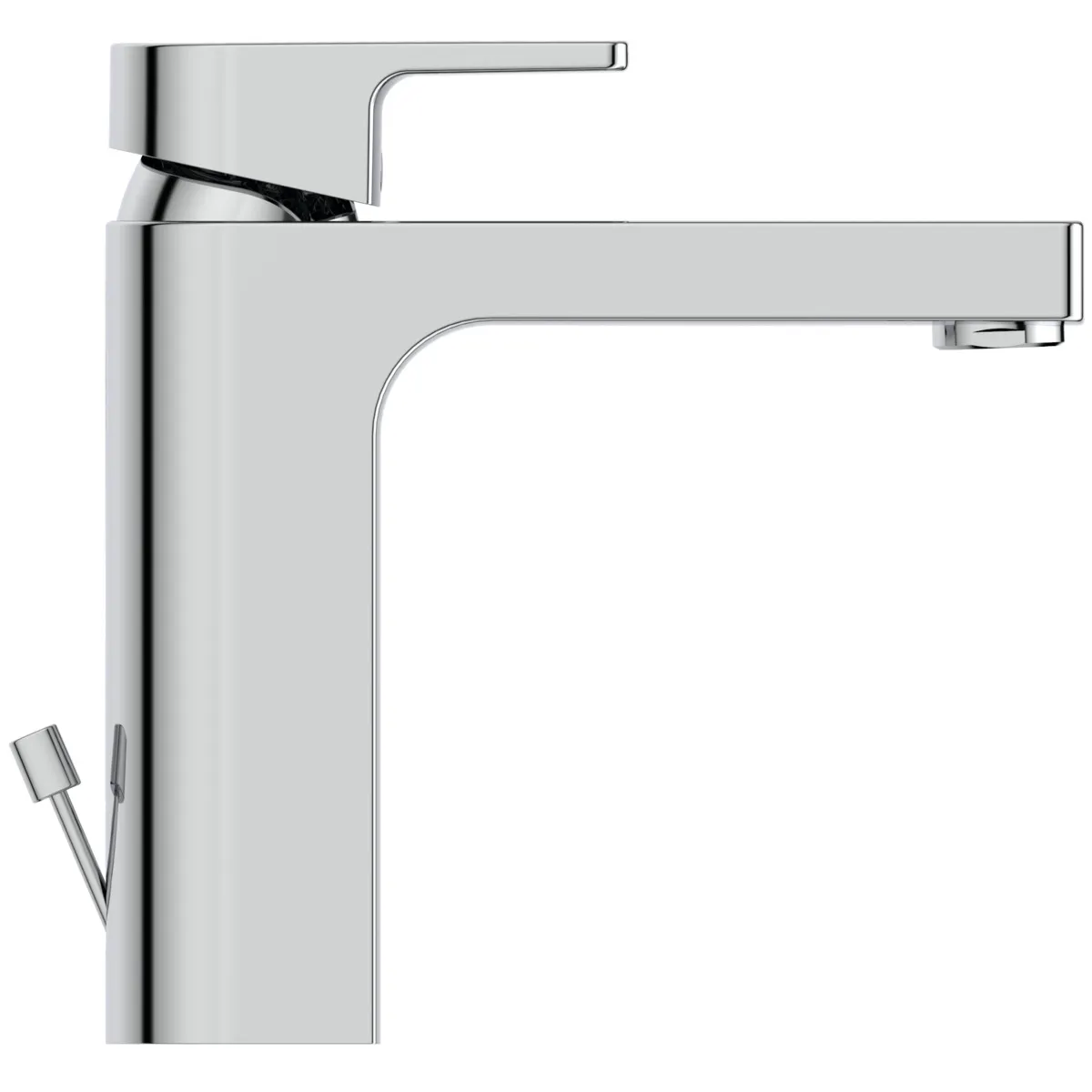 Waschtischarmatur Edge, Grande, 5 l/min., mit Ablaufgarnitur, Ausladung 138mm, Chrom Waschtischarmatur Edge, Grande, 5 l/min., mit Ablaufgarnitur, Ausladung 138mm, Chrom