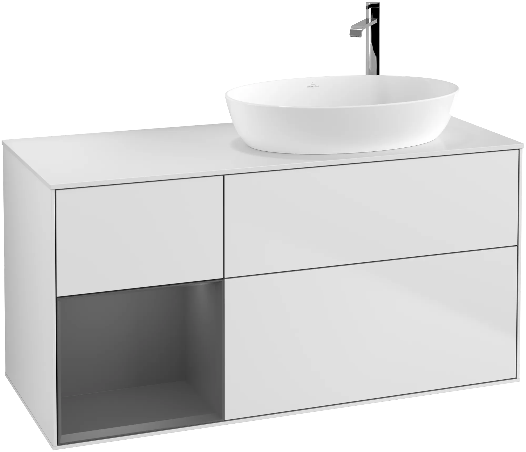 Villeroy & Boch Finion Waschbeckenunterschrank F92, 1200x603x501mm, weiß