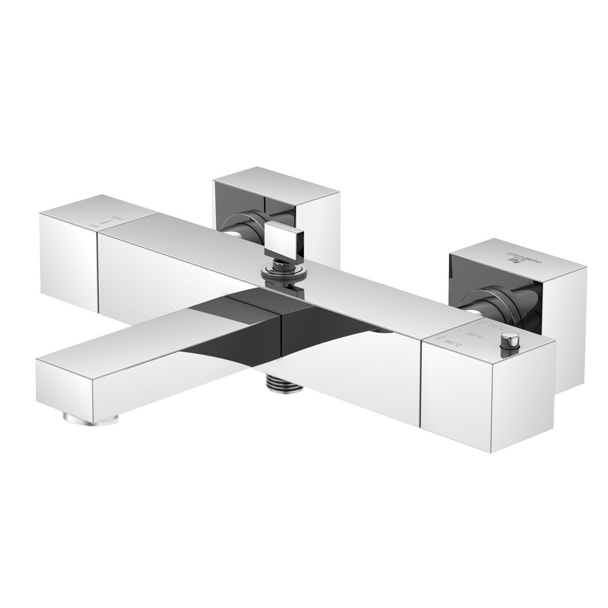 Serie 160 Wanne/Brause-Aufputzthermostat 1/2 mit Temperatur-/Mengenregulierung und Umsteller, Ausladung: 19,5 cm Serie 160 Wanne/Brause-Aufputzthermostat 1/2 mit Temperatur-/Mengenregulierung und Umsteller, Ausladung: 19,5 cm