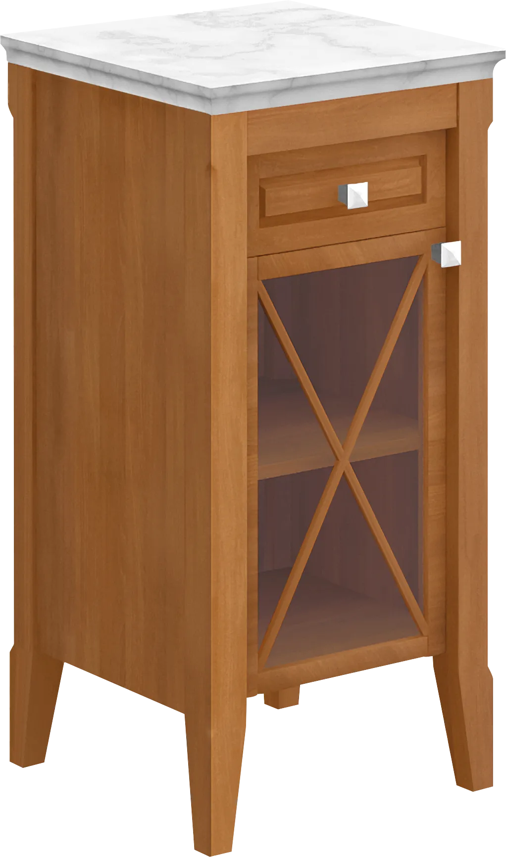 Villeroy & Boch Seitenschrank „Hommage“ 44,2 × 85 × 43,2 × 43,2 cm, Anschlag links