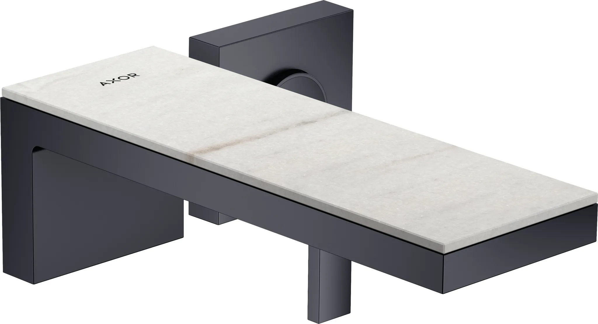 Hansgrohe AXOR MyEdition Mischer mit Platte 245 Marmor Lasa Covelano Vena Oro Hansgrohe AXOR MyEdition Mischer mit Platte 245 Marmor Lasa Covelano Vena Oro