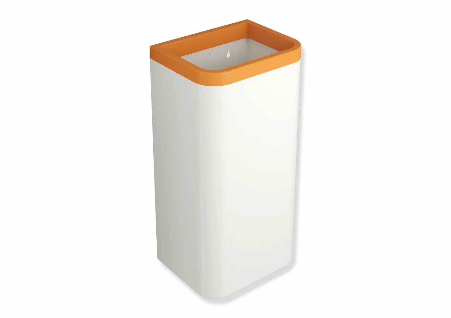 HEWI Papierabfallbehälter „Serie 477“ 34,1 × 65,5 × 26,1 cm in Orange