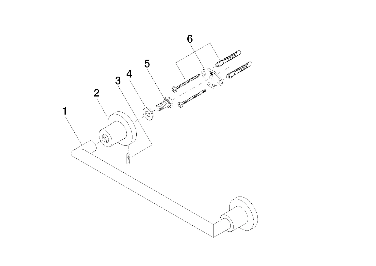Dornbracht Tara Wannengriff Chrom Dornbracht Tara Wannengriff Chrom