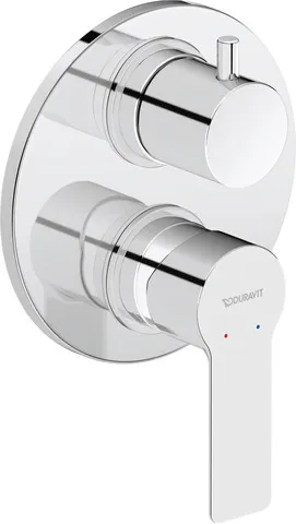D-Code Einhebel-Wannenmischer UP Set Keramikmischsystem, Chrom HG