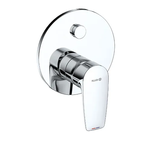 Kludi PURE&SOLID Unterputz-Wannenfüll- und Brause-Einhandmischer, chrom, Feinbau-Set mit Funktionseinheit für Kludi SLIM.BOXX, PUSH&SWITCH Druckumsteller, 25 l/min (Wanne), 23 l/min (Brause) Kludi PURE&SOLID Unterputz-Wannenfüll- und Brause-Einhandmischer, chrom, Feinbau-Set mit Funktionseinheit für Kludi SLIM.BOXX, PUSH&SWITCH Druckumsteller, 25 l/min (Wanne), 23 l/min (Brause)
