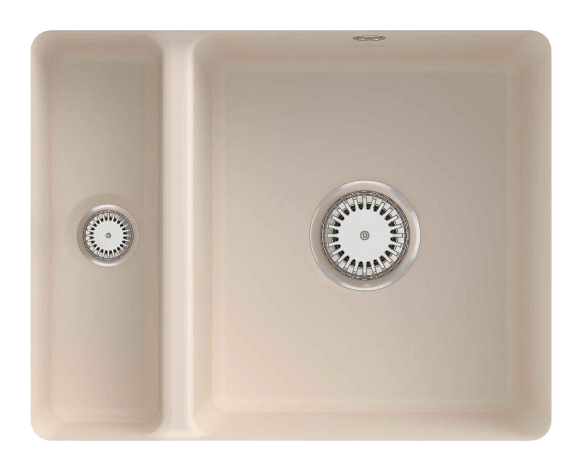 Villeroy & Boch Subway 60 XU Unterbauspüle, Ivory CeramicPlus, 545x440 mm