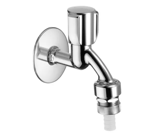 Auslaufventil COMFORT, RFV, RB, DN 15 G 1/2 AG, Schlauchverschraubung Ø 14,5 mm (DN 20 G 3/4 AG), chrom