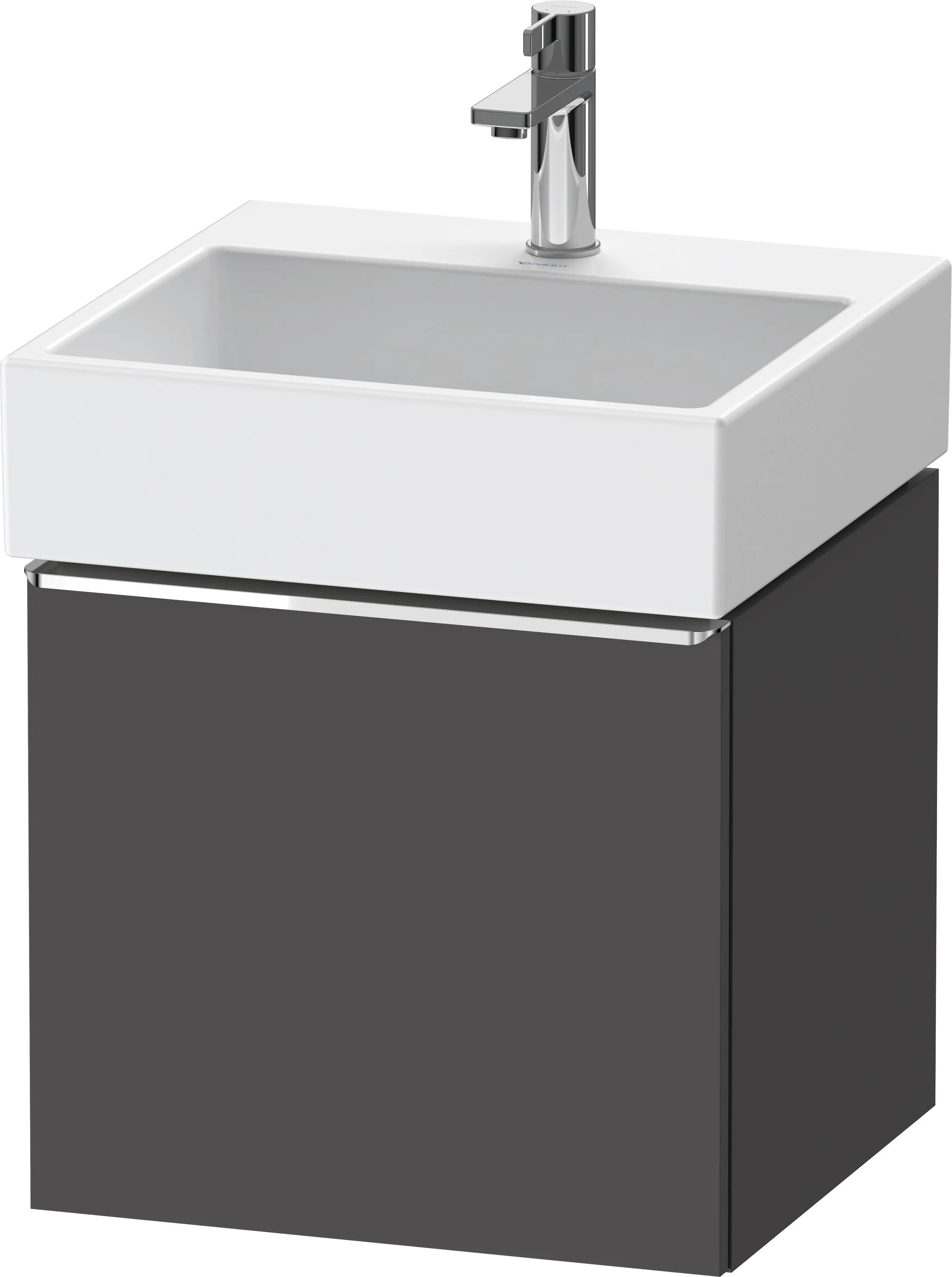 Duravit Waschtischunterschrank wandhängend „D-Neo“ 48,4 × 44 × 44,2 cm Graphit Matt