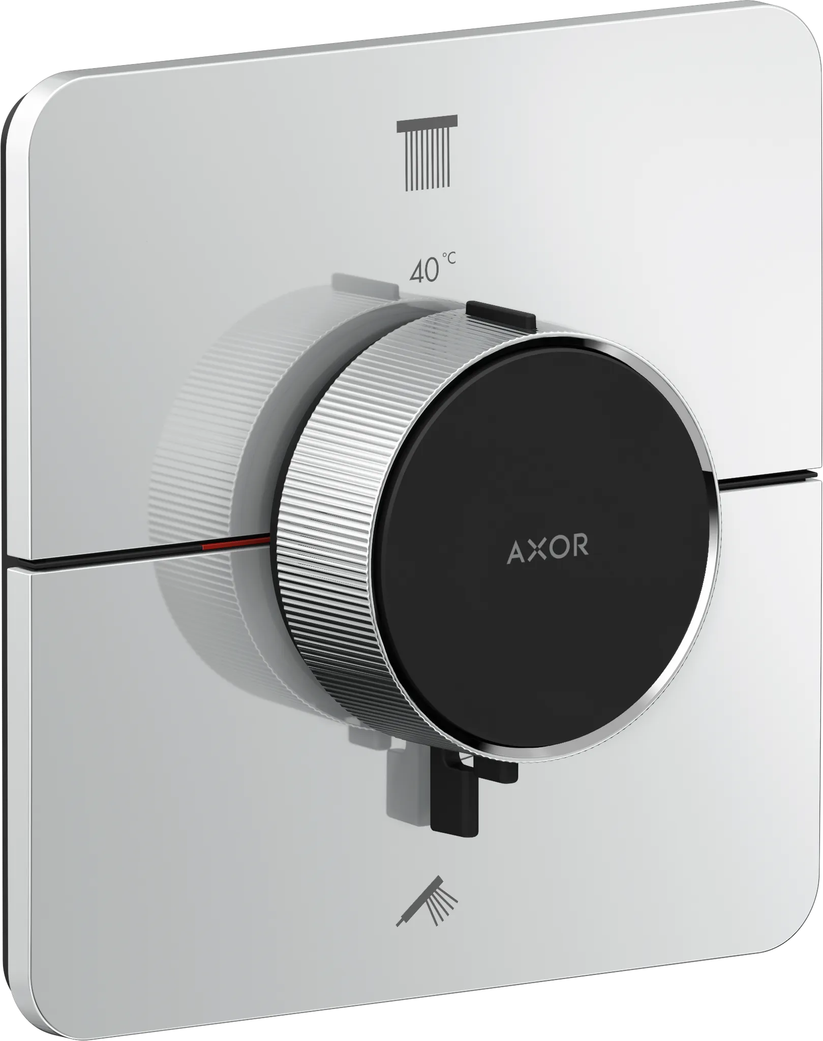 AXOR ShowerSelect ID Thermostat Unterputz softsquare für 2 Verbraucher Chrom AXOR ShowerSelect ID Thermostat Unterputz softsquare für 2 Verbraucher Chrom