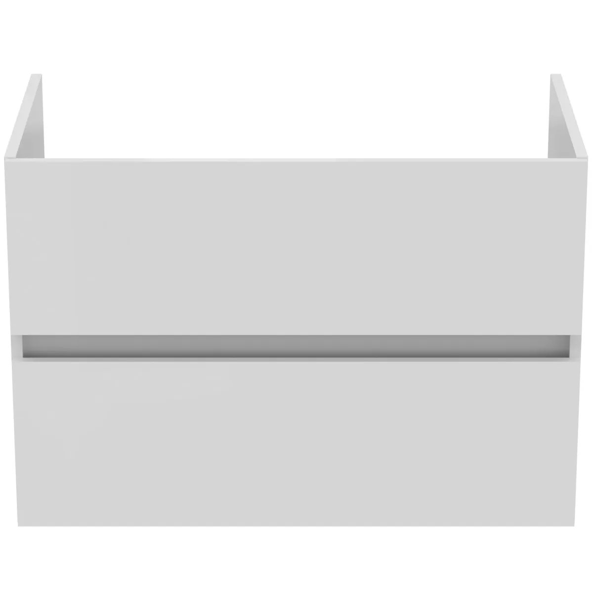 Ideal Standard Waschtischunterschrank „Eurovit+“ 80 × 55 × 44 cm Hochglanz weiß lackiert