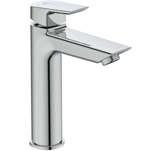 Waschtischarmatur Tesi, Grande, BlueStart, 5 l/min., ohne Ablaufgarnitur, Ausladung 123mm, Chrom Waschtischarmatur Tesi, Grande, BlueStart, 5 l/min., ohne Ablaufgarnitur, Ausladung 123mm, Chrom