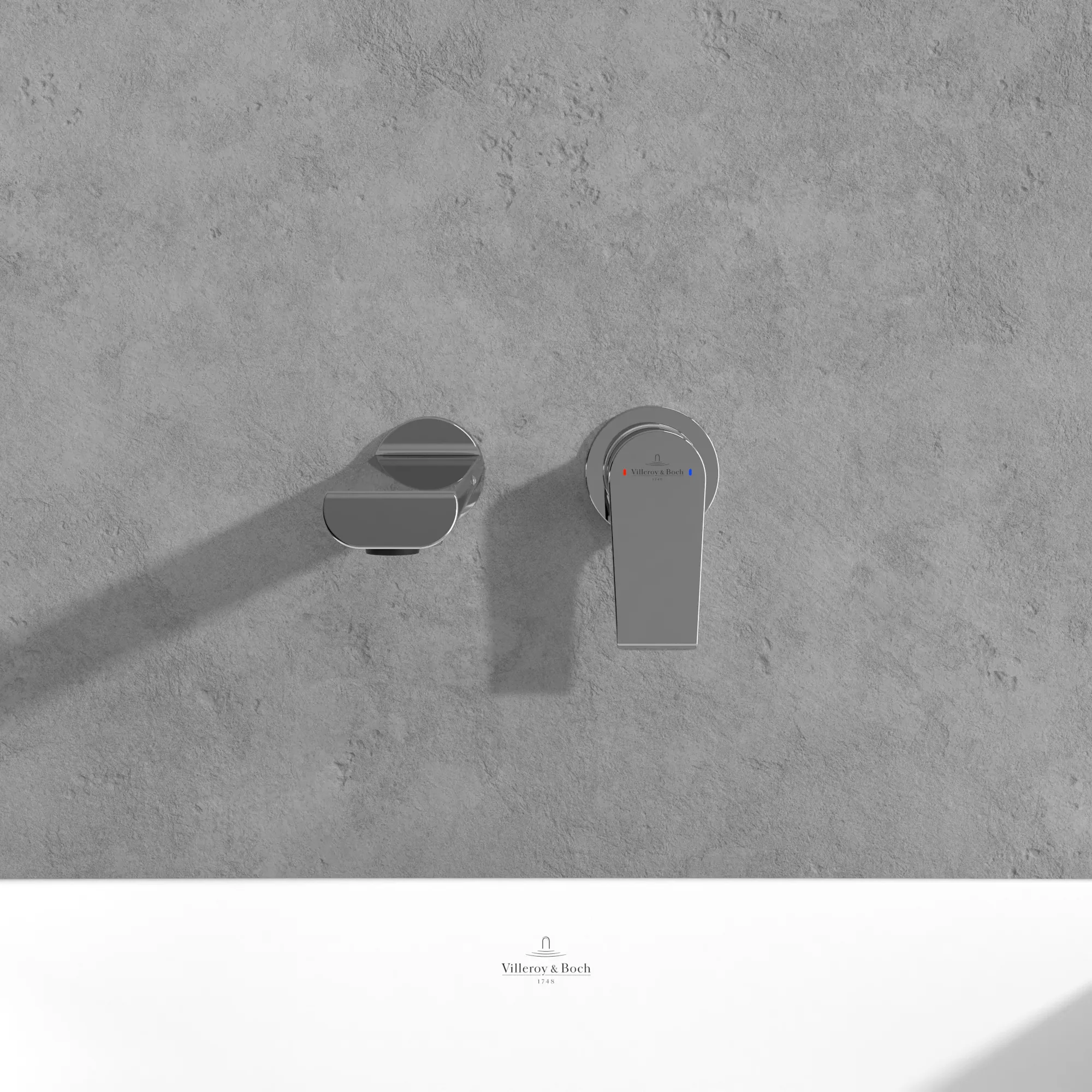 Einhand-Unterputz-Armatur „Liberty“ 23,6 cm Ausladung 220 mm in Chrom Einhand-Unterputz-Armatur „Liberty“ 23,6 cm Ausladung 220 mm in Chrom