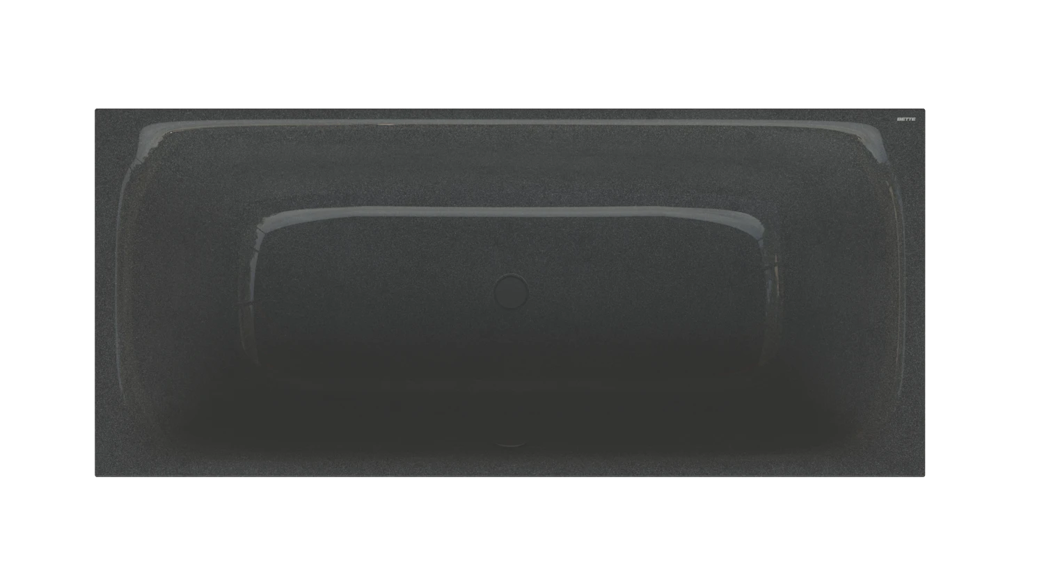 Bette BetteLux Badewanne Rechteck 1800x800 mm Midnight glasierter Titan-Stahl 8 mm Falzrand Einbau 2-Sitzer Bette BetteLux Badewanne Rechteck 1800x800 mm Midnight glasierter Titan-Stahl 8 mm Falzrand Einbau 2-Sitzer