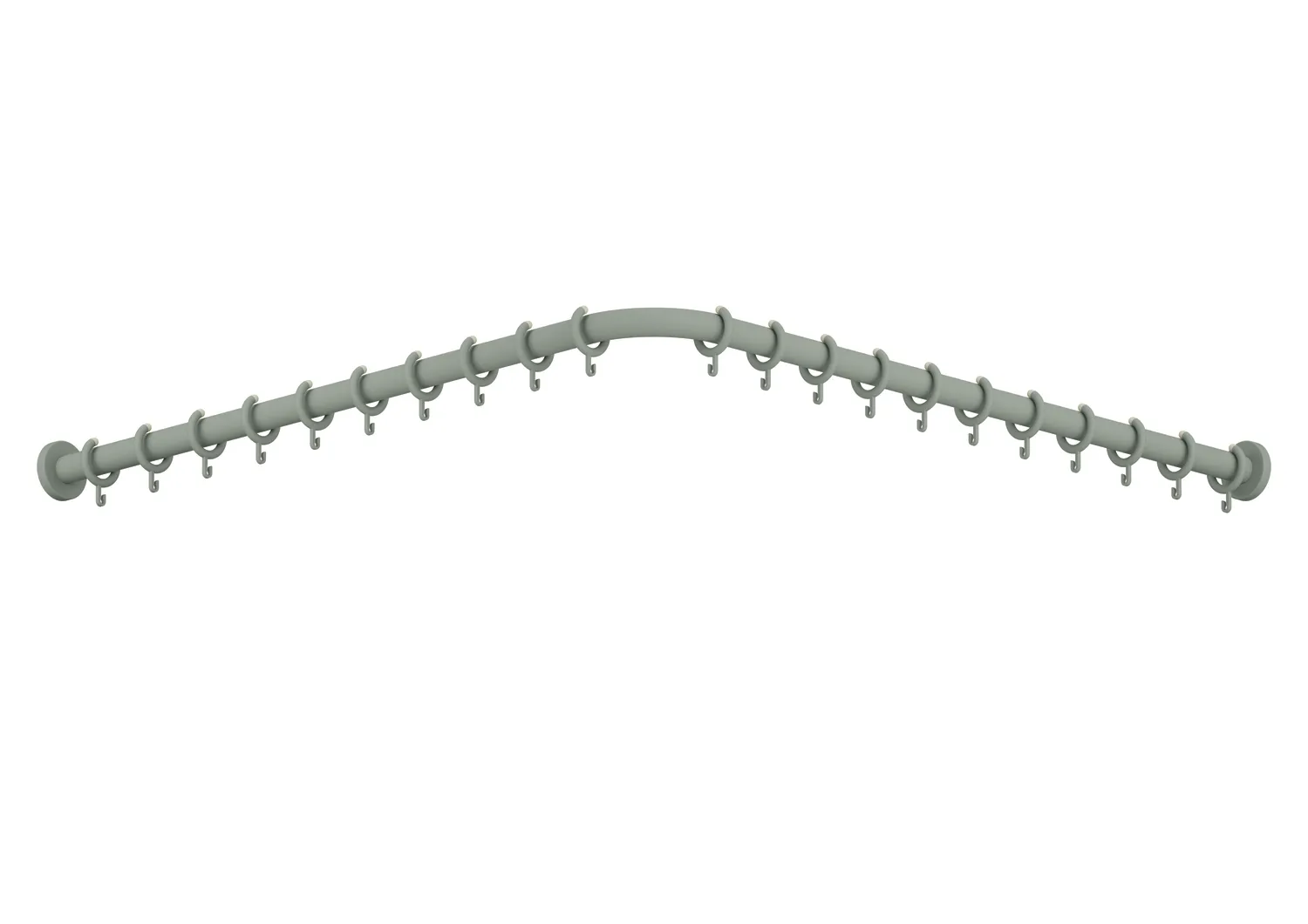 HEWI Duschvorhangstange „Serie 801“ 91,8 × 91,8 cm HEWI Duschvorhangstange „Serie 801“ 91,8 × 91,8 cm