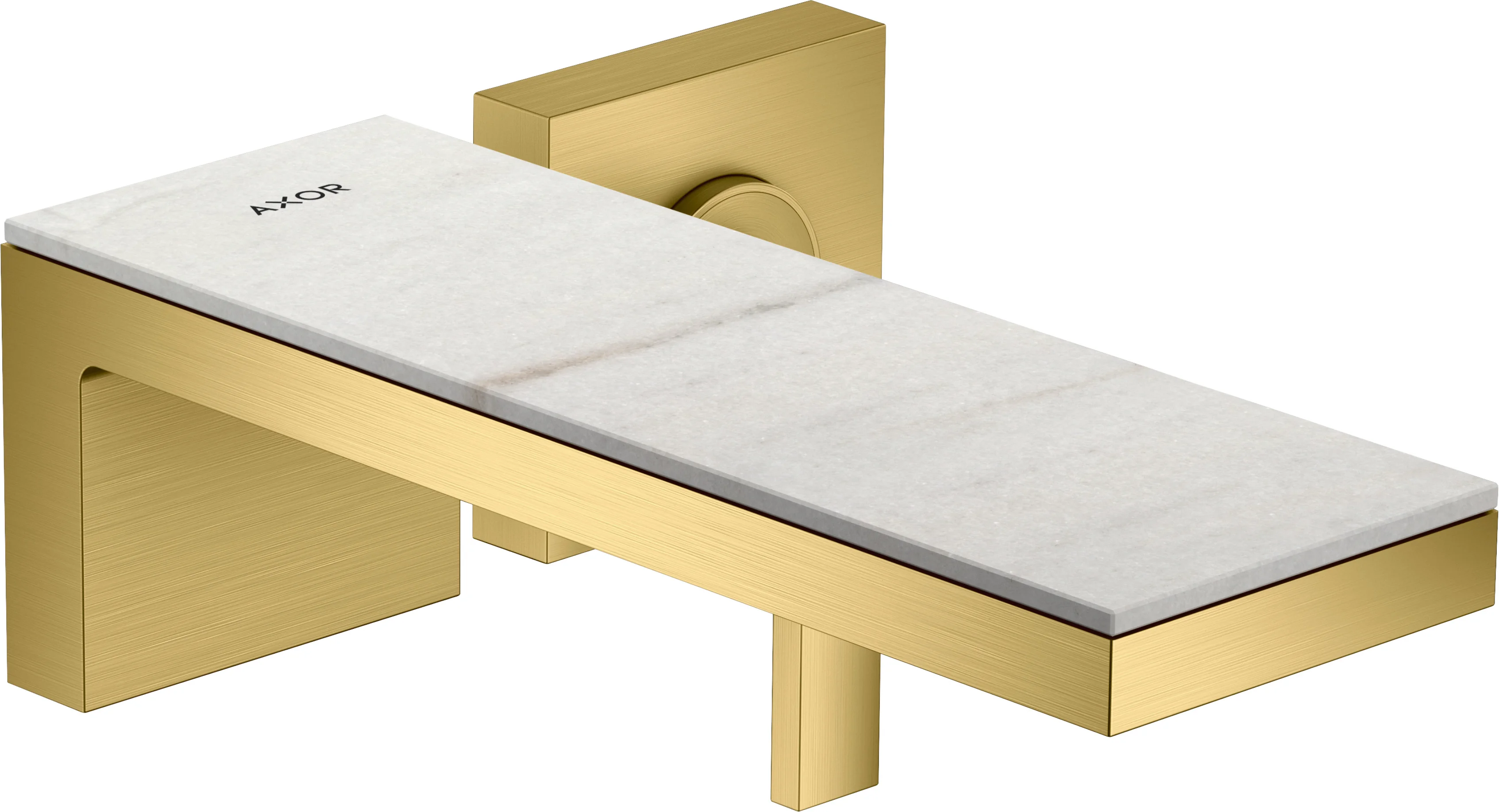 Hansgrohe AXOR MyEdition Platte 245 mm Marmor Lasa Covelano Vena Oro abnehmbar Hansgrohe AXOR MyEdition Platte 245 mm Marmor Lasa Covelano Vena Oro abnehmbar