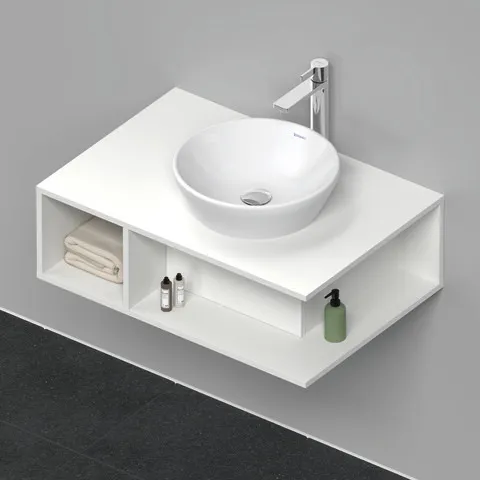 Duravit Waschtischunterschrank wandhängend „D-Neo“ 80 × 26 × 55 cm Weiß Matt Duravit Waschtischunterschrank wandhängend „D-Neo“ 80 × 26 × 55 cm Weiß Matt