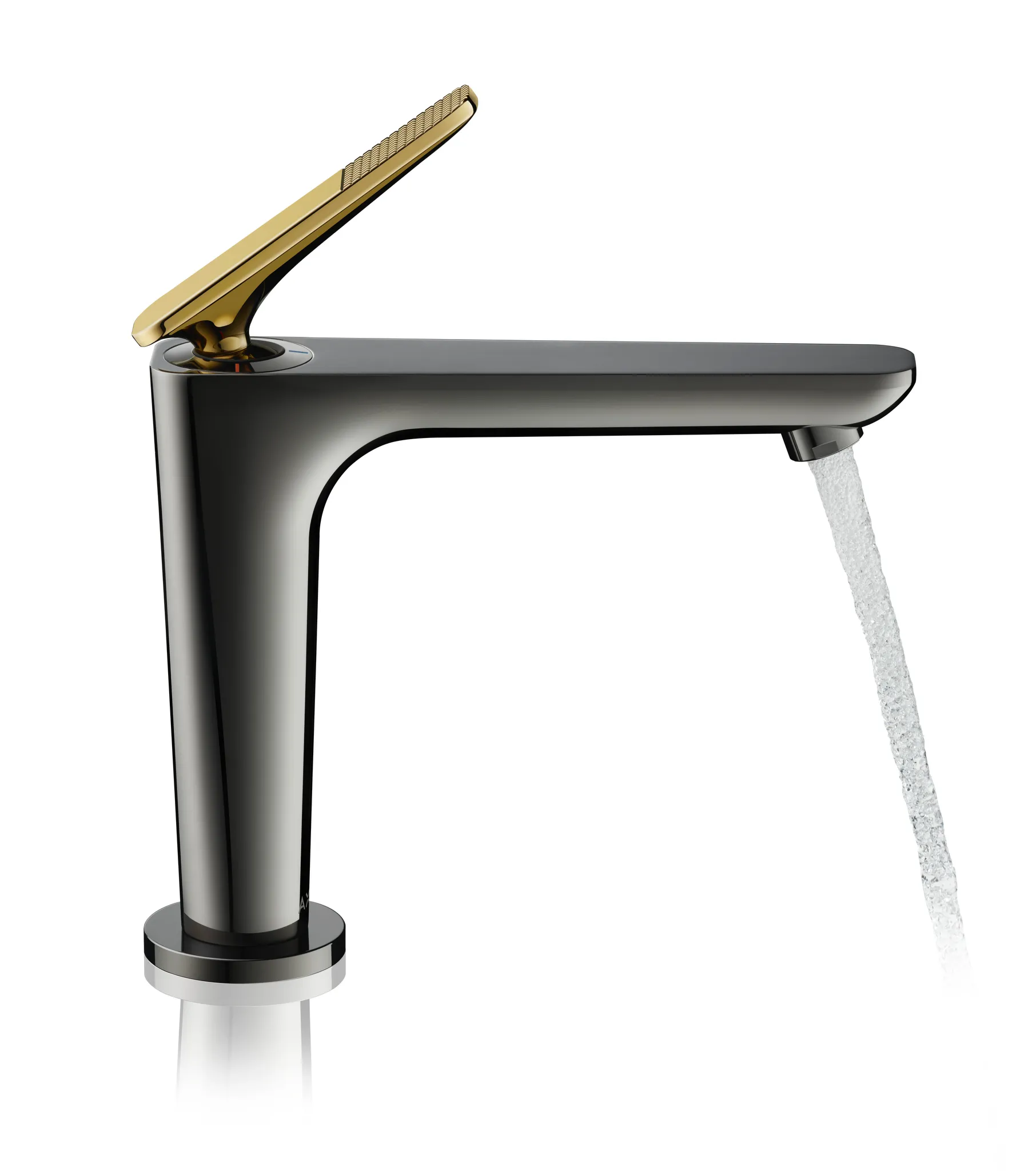 Einhand-Waschtischarmatur „Axor Citterio C“ Ausladung 135 mm in Polished Gold Optic Einhand-Waschtischarmatur „Axor Citterio C“ Ausladung 135 mm in Polished Gold Optic