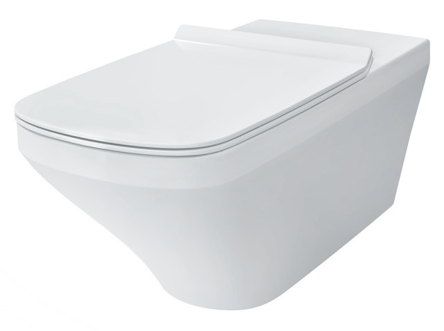Wand-WC DuraStyle Vital 700 mm Tiefspüler,rimless,Durafix,weiß,HYG