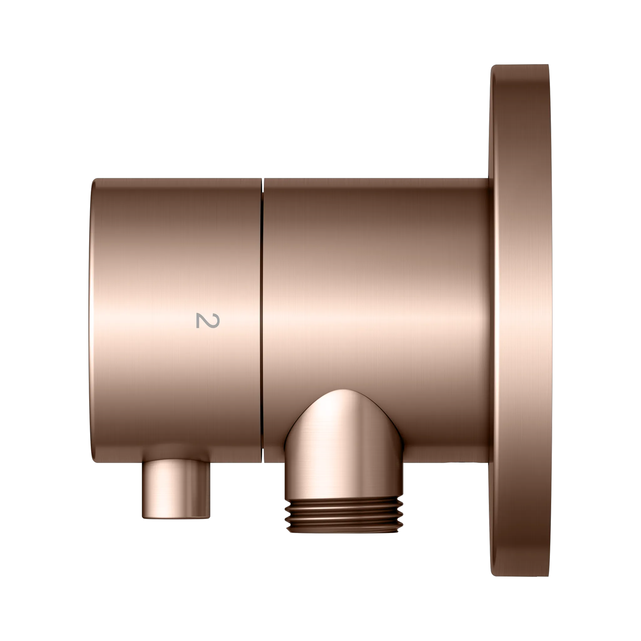 IXMO 2-Wege Ab- u. Umstellventil UP IXMO Comfort, rund Rotgold geb. IXMO 2-Wege Ab- u. Umstellventil UP IXMO Comfort, rund Rotgold geb.