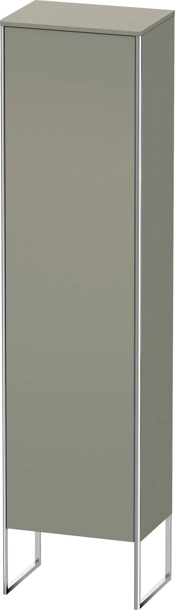 Duravit Hochschrank „XSquare“ 50 × 201,6 × 35,6 cm Steingrau Seidenmatt
