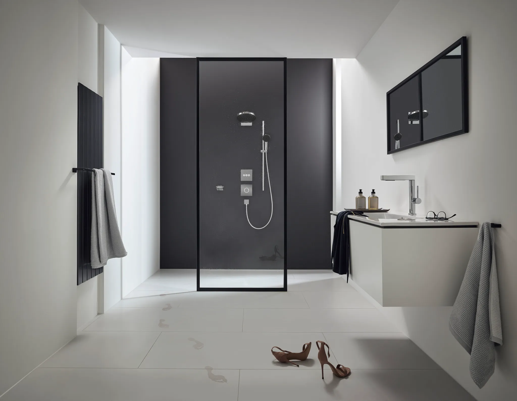 Thermostat Unterputz ShowerSelect Highflow Fertigset chrom Thermostat Unterputz ShowerSelect Highflow Fertigset chrom