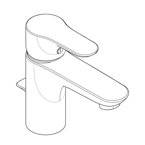 Kludi OBJEKTA Waschtisch-EHM DN 15 Ablaufgarnitur, Niederdruck chrom