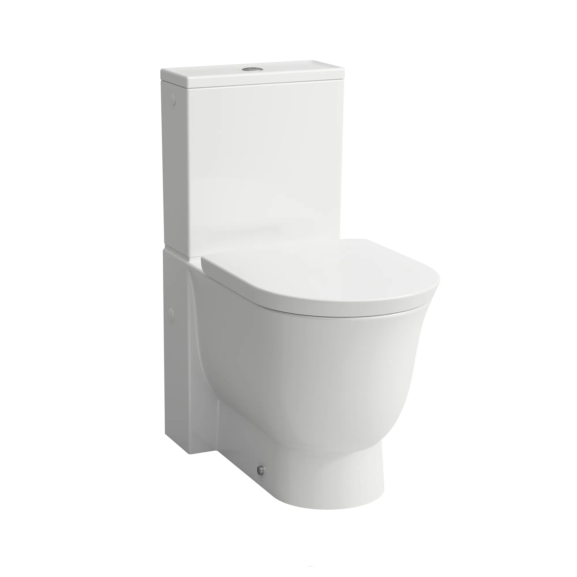 Tiefspül-WC Kombination THE NEW CLASSIC 700x370x430 spülrandlos Abgang waagrecht oder senkrecht weißSpülkasten und WC-Sitz extra zu bestellen