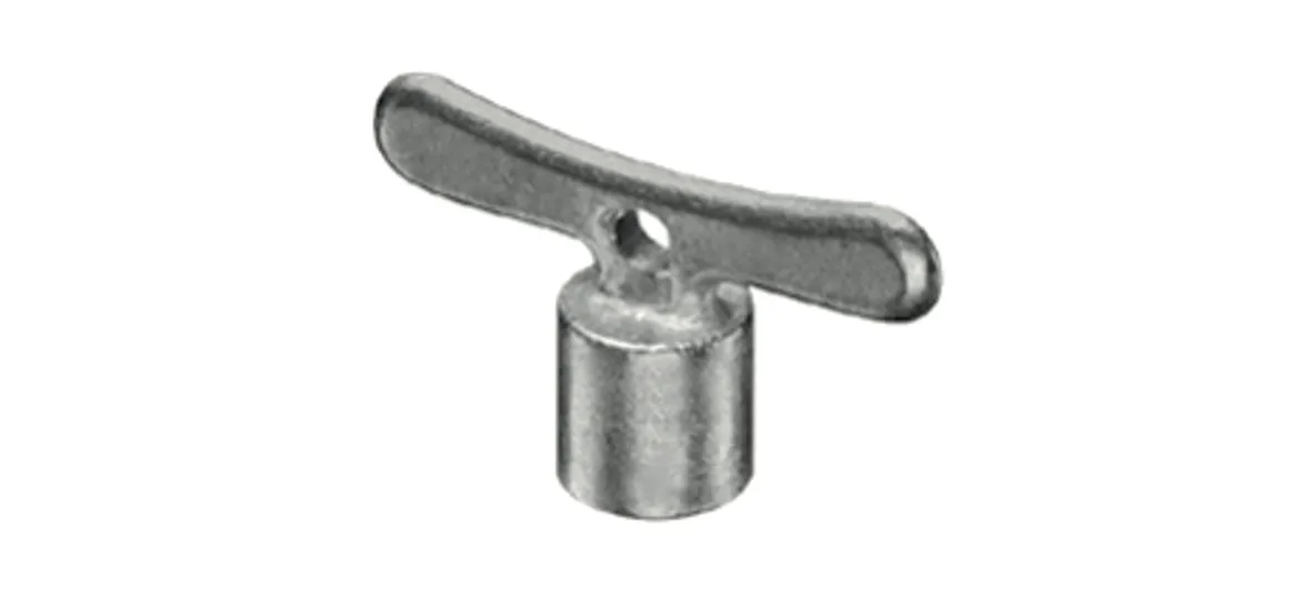 Steckschlüssel, Schlüsselweite 4-kant: 5 mm, mattchrom